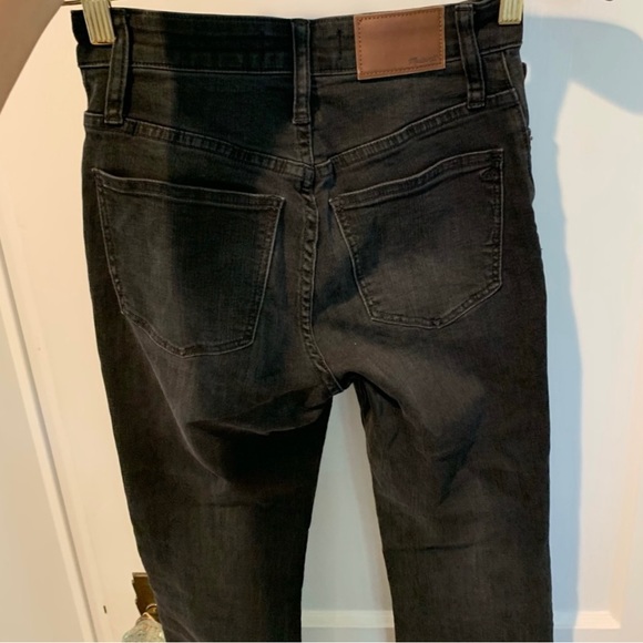 Madewell Curvy Cali Demi Boot Cut Jeans Raw Hem Size 25P Petite - Picture 2 of 5